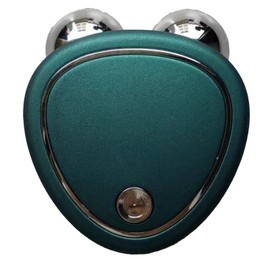 Facial Massager Muscle Relax Wrinkle Removal Anti Aging USB Charge Skin Tightening Machine for Home Travel Office Dark Green