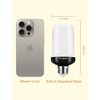 Hompavo 【Upgraded】 LED Flame Light Bulbs, 4 Modes Flickering Light