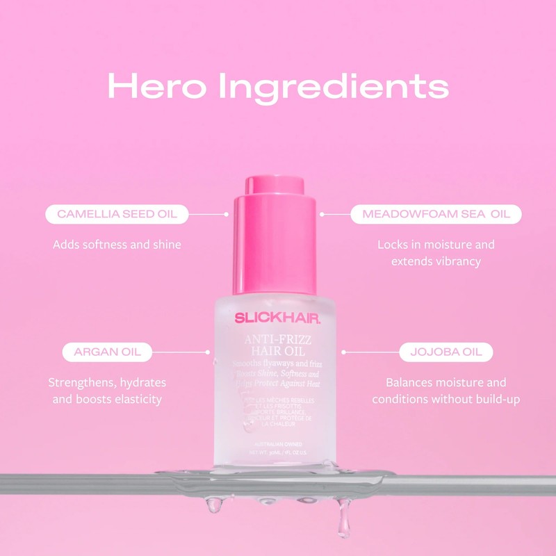 SLICKHAIR Anti-Frizz Hair Oil 30ml