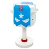 Dalber Children's Table Lamp Bedside Lamp Blue Hero Superhero