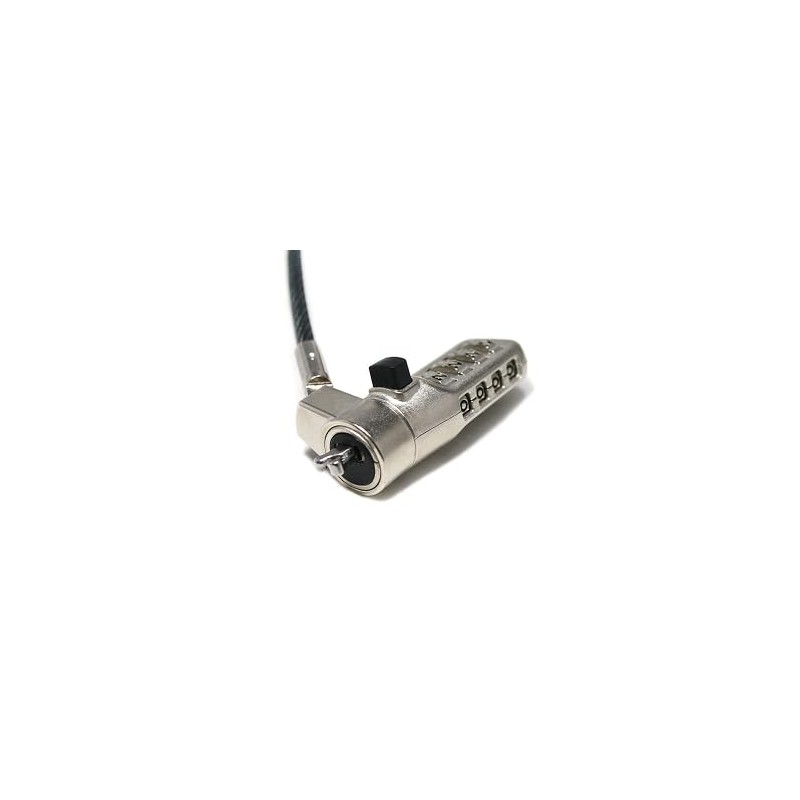 Noteking Wedge Slot Laptop Lock, 4-Digit Combination Security Cable, 5.8ft