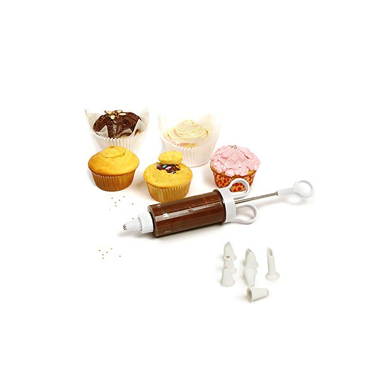 Norpro 3566 Cupcake Injector Decorating Set, 9-Piece