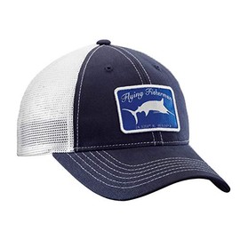Flying Fisherman Marlin Trucker Hat, Navy/White