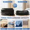 Arxus Airless Travel Vacuum Bags with Pump, 2 Packing Cubes