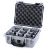 Pelican Protector 1400 Case by ColorCase - Silver - Medium