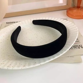 Product Detail Reference 여성 벨벳 헤드밴드 헤어밴드 Qiansail 방지 미끄럼 패션용 액세서리 블랙 [Red] Women's Velvet Headband Hairband Qiansail Anti-Slip Fashion Accessory Black [Red]