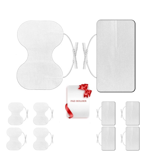 TENS Unit Replacement Pads, 8 PCS Premium Thickened Reusable Self-Adhesive