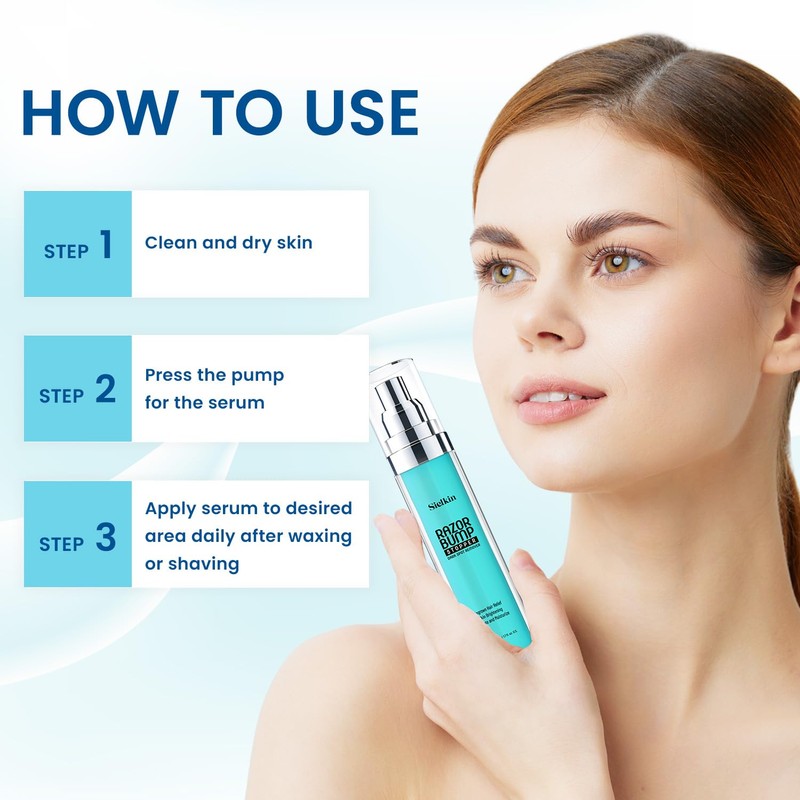 Sielkin Shave Razor Bump Ingrown Hair Aftershave: Treatment Lotion for