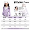 Rolanko Girls Summer Jacket with Thumbholes Long Sleeve Sun Protection