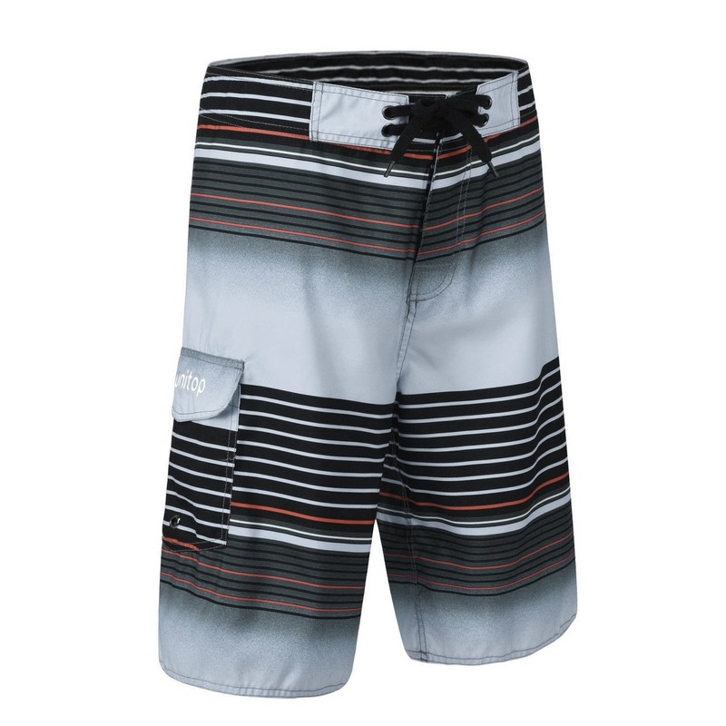 unitop Pantalones cortos de surf para hombre, de secado rápido,