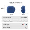 QWYJ for Skullcandy Rail Case Carcasa Protectora de Silicona, para