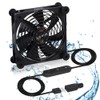 xiaoqijia Quiet 140mm Fan with 10 Speed USB 5V Fan