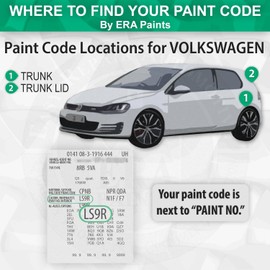 ERA Paints LC3J - Kings Red Metallic for VOLKSWAGEN Exact Match Automotive Touch Up Paint Jar - Basic Kit