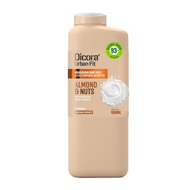 Dicora Urban Fit Leche Corporal Nutritiva - Crema Hidratante para el Cuerpo - Loción Natural para Piel Seca - Almendra y Nueces - 400 ml