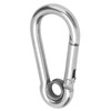 10Pcs Snap Hook Stainless Steel Safety Rope Spring Carabiner Hanging