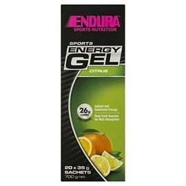 Endura Sports Energy Gel Citrus 20 x 35g Sachets