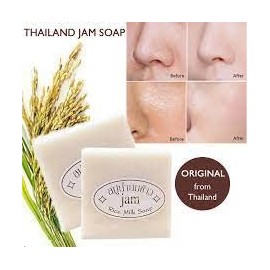 2 Pack. Jabón de Leche de Arroz tailandes, Jabón Blanqueador Hidratante con Colágeno. Blanquea e hidrata la piel. Incluye 2 unidades