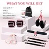 HIMESPORNER Multifunction Pedal Resistance Band with Handle and Ankle Straps,