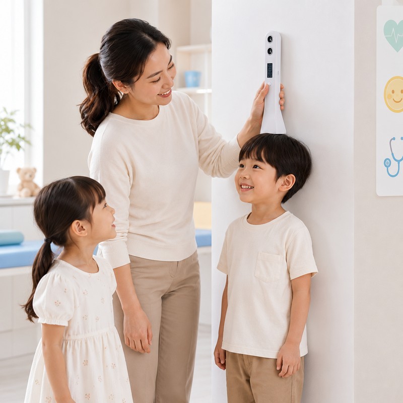 Portable Ultrasonic Height Measuring Device for Kids & Adults –