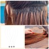 3 Pcs Nano Rings Loop Threader Tool, Professional Hair Extension