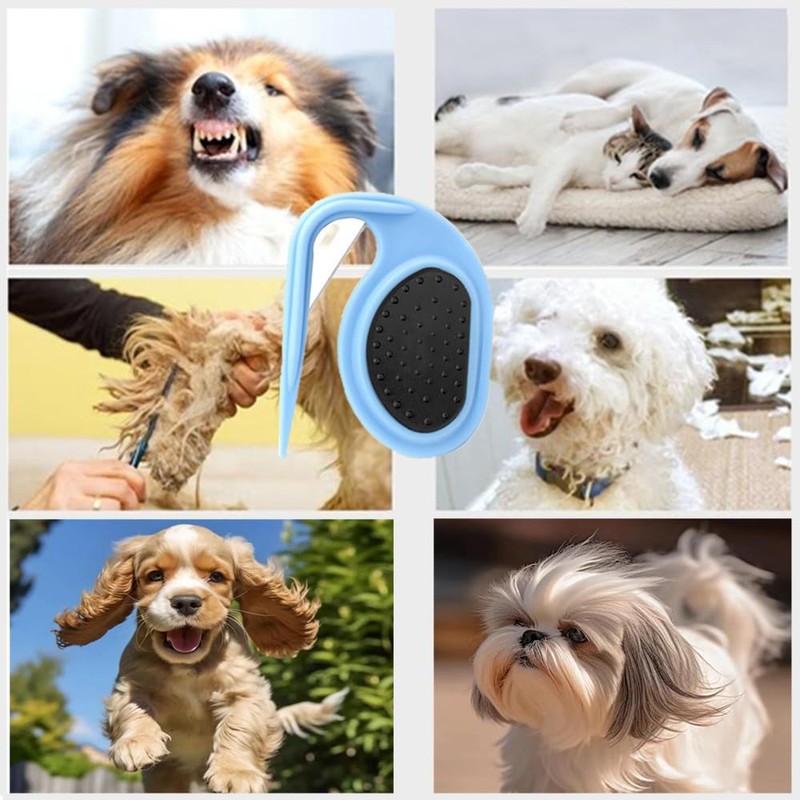 Granmagazz Pill Cutter, Knotted Comb, 4-Point Knot Comb, Pet Grooming