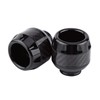 Qiilu frame sliders for motorcycle, 1 Pair of Carbon Fiber