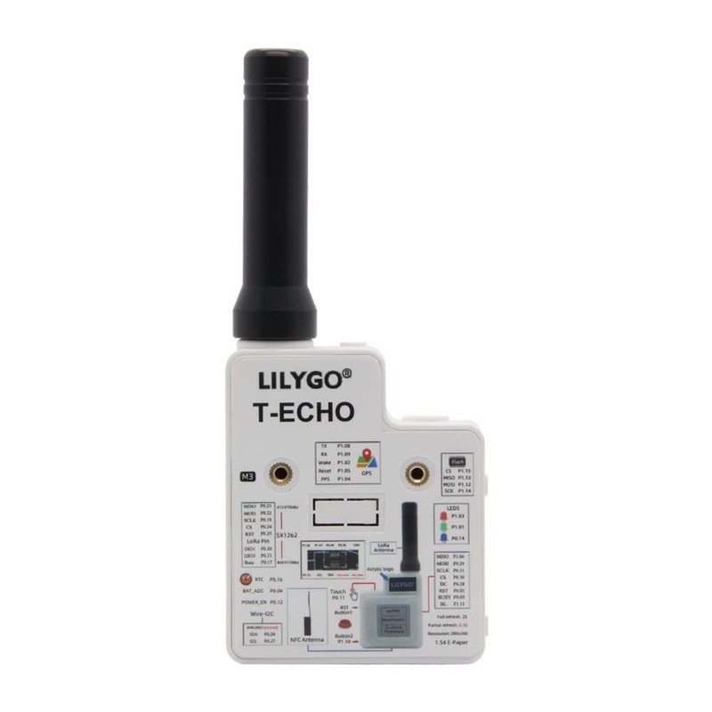 LILYGO T-Echo Meshtastic LoRa SX1262 Wireless Module 915MHz TTGO Development