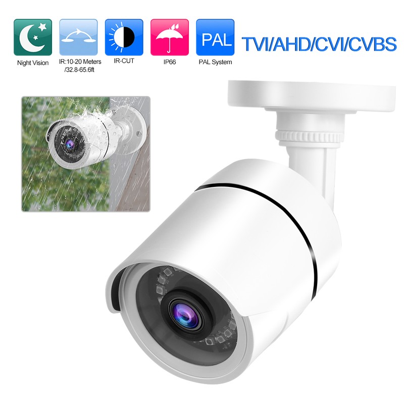 Outdoor IP66 Waterproof Security Camera TVI/AHD/CVI/CVBS Night Vision Analog CCTV