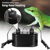 REPTI ZOO Dual Reptile Light Fixture for Reptile Dome UVB