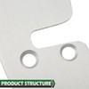LQI Driver Door Latch Repair Reinforcement Plate Compatible with Jeep