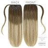 WENNALIFE Ponytail Extension, 45 cm, 80 g, Ombre Walnut Brown