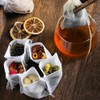 VTECHOLOGY Tea Filter Bags Unbleached Empty Non-Woven Fabric Drawstring Tea