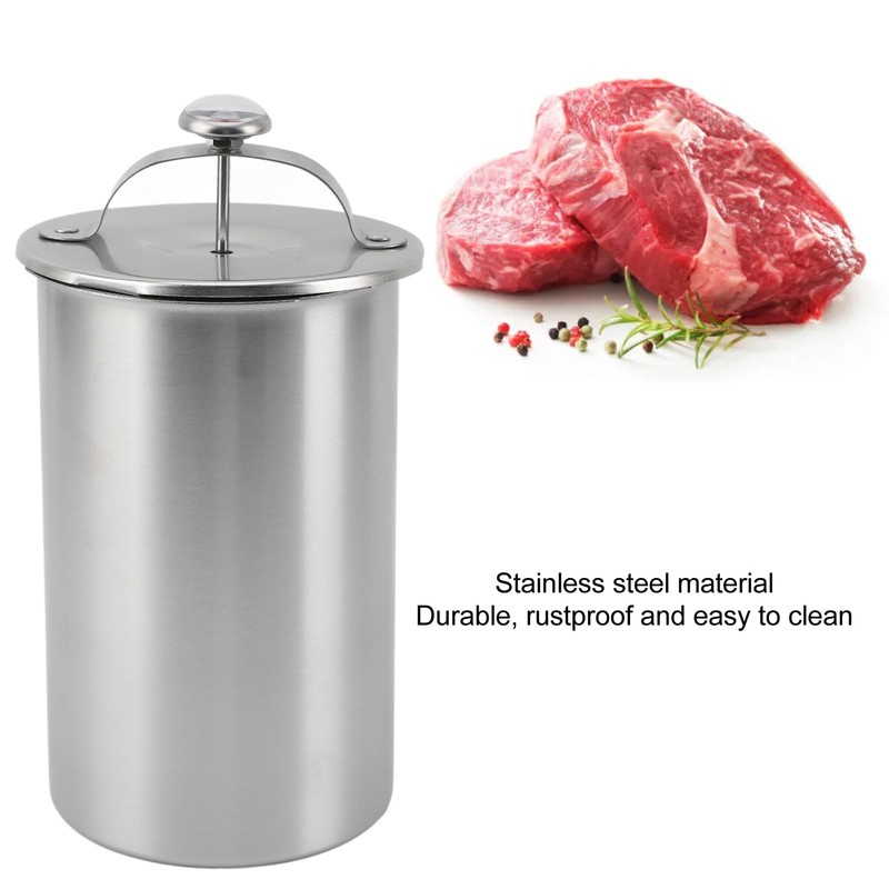 Meat Press Maker, Stainless Steel Ham Sandwich Meat Press Maker,