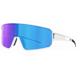 SPOSUNE Gafas de ciclismo polarizadas para hombres y mujeres, gafas de sol de bicicleta UV400, gafas deportivas para bicicleta, béisbol, correr, MTB