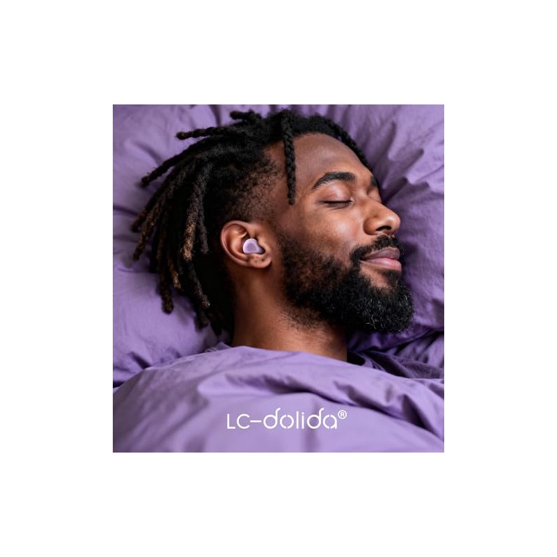 Tapones para oídos ajustables para dormir, SNR 38dB, de silicona