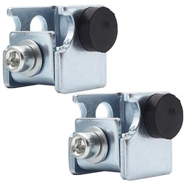 Outanaya 2Pcs Sliding Door Stopper Track Bumper Prevents Door Collision Easy Install for Automatic Doors for and Supermarkets