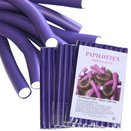 - 10 to 60 Foam Rollers, Diameter 16 x 240 mm, Flex Roller, Hairdressing Supplies for Curling Hair