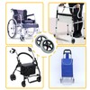 2 Pack Wheelchair Wheel - Environmentally Friendly PU material,6 Inch