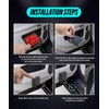2 Pcs Car Door Projector Logo Light Wireless Courtesy LED