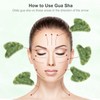 Gua Sha Stone Set, Jade Guasha Massage Scraper, Face Roller