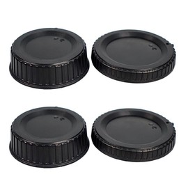 Camera Body Cap & Rear Lens Cover for Nikon D90 D80 D850 D800 D780 D750 D7500 D7200 D7000 D5600 D5200 D3500 D3300 kit Nikon AF/AF-S/AF-P Lens.(2 Pack)