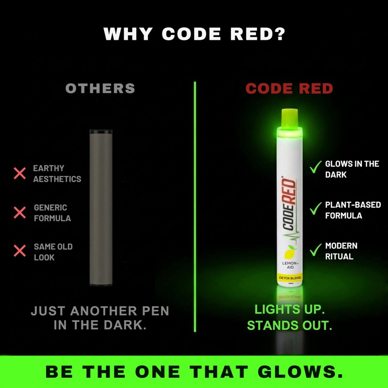 Code Red V-Aid Mullein Diffuser Pen - Plant-Based Aromatherapy Herbal