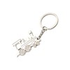 TEHAUX Metal Locomotive Train Keychain Pendant Sturdy and Fashionable Keyring