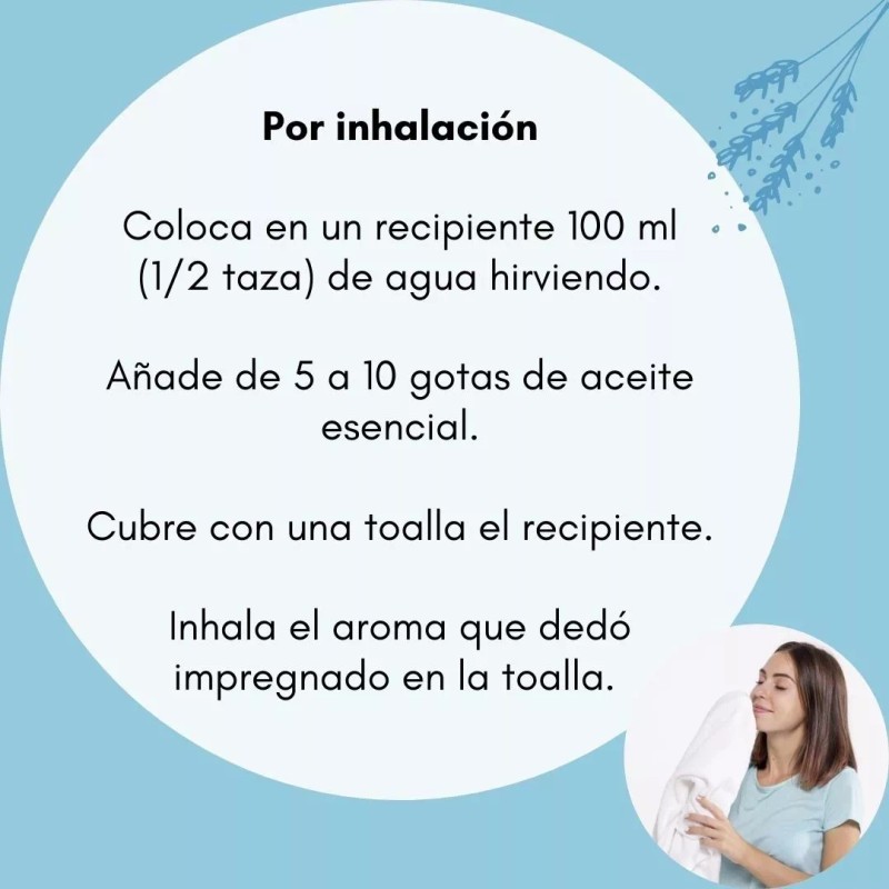 Natturall Aceite Esencial Difusor Aromaterapia Lavanda Menta Eucalipto