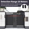 Infrared Beam Sensor, Infrared Barrier Alarm Photocells, Universal for Outdoor