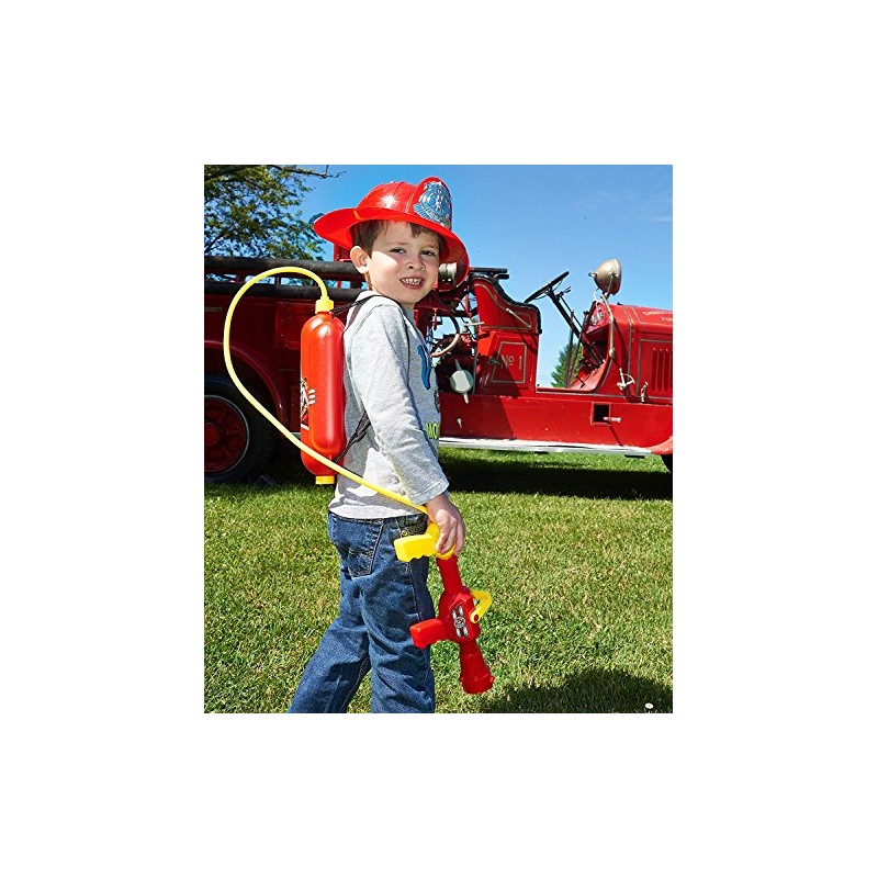 Brigamo Fire Brigade Water Gun with 1.5 Litre Tank Syringe
