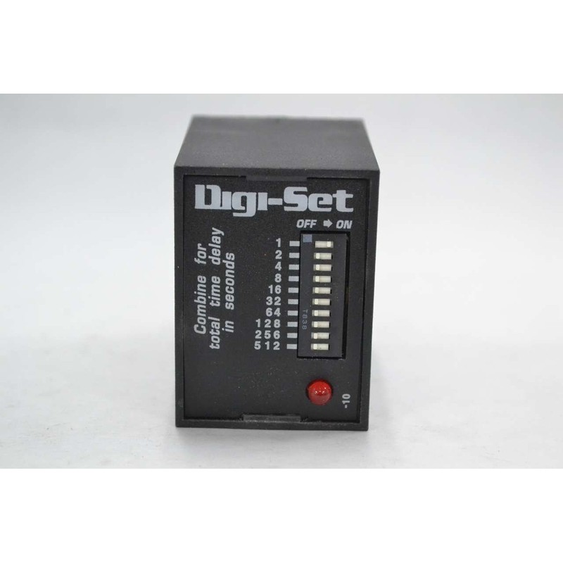 ABB SSAC TDM120AL DIGI-SET TIME DELAY RESISTIVE RELAY 120V-AC 10A