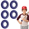[5 Packs] Baseball Bat Grip Choke Up Rings for Youth