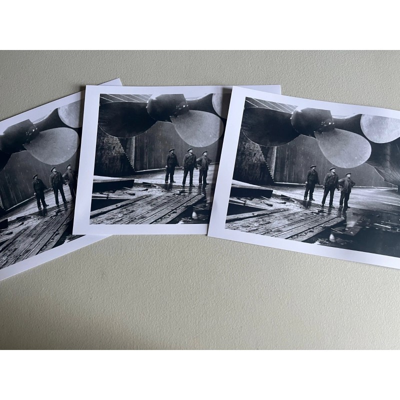 RMS TITANIC PORT WING PROPELLER IN THOMPSON GRAVING DOCK