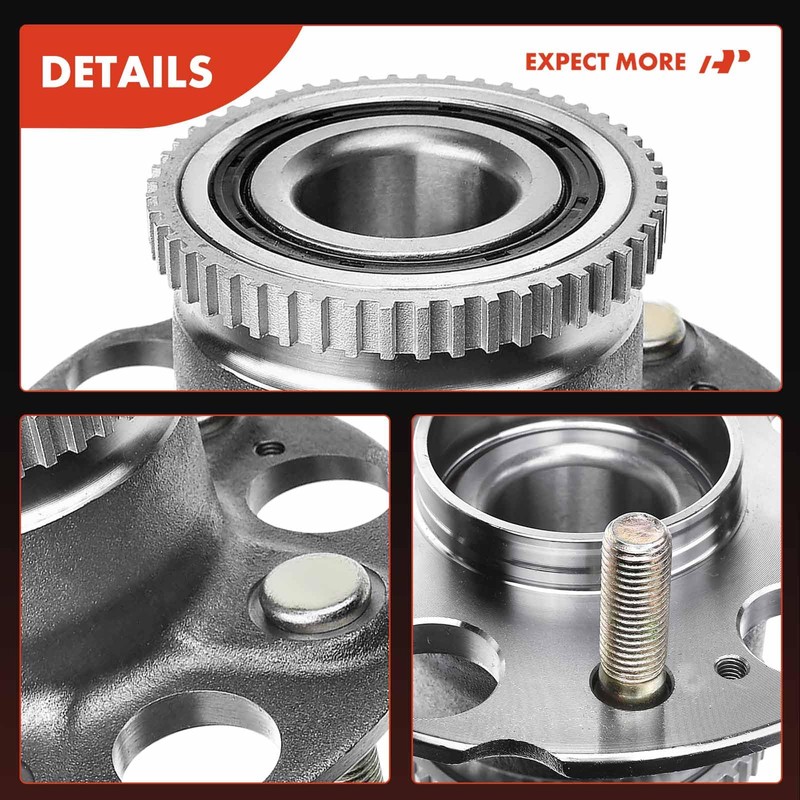 A-Premium 2 x Rear Wheel Bearing and Hub Assembly with